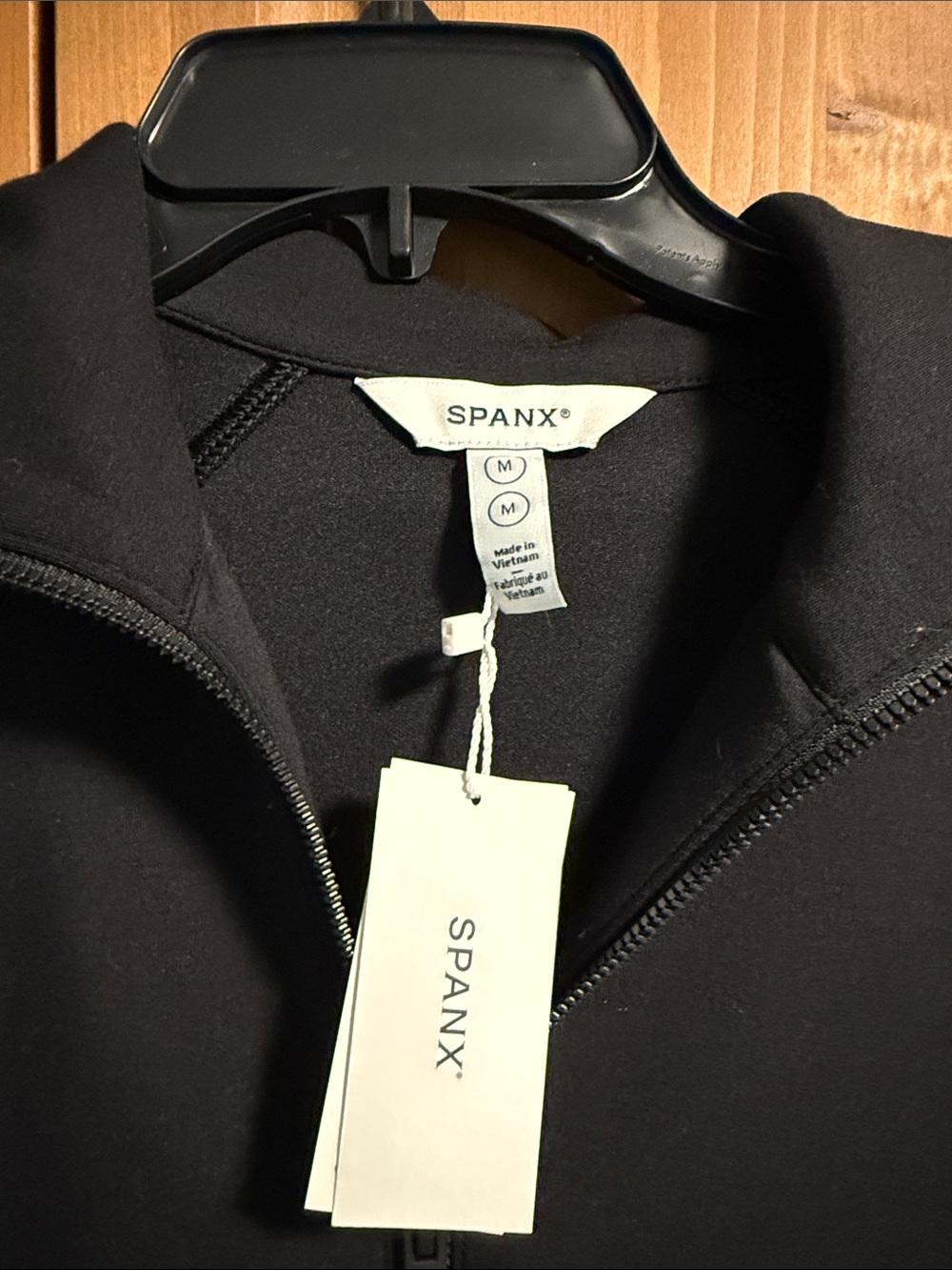 Spanx Black Half-Zip Dress - Picture 2 of 4